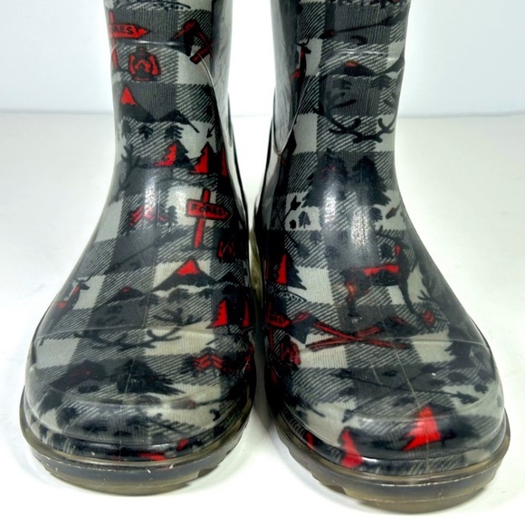 Western Chief Forest Camping Lighted Rain Boots Size 7/8 Toddler - Picture 2 of 11